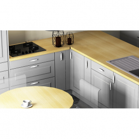 Mon Espace Maison - Joue cuisine PVC gris