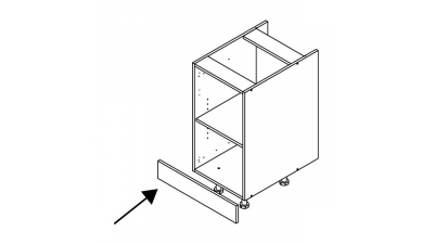 Mon Espace Maison - Plinthe cuisine PVC gris