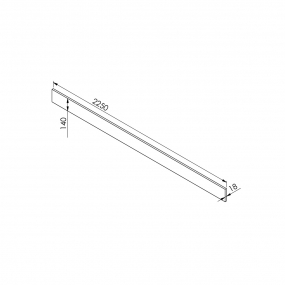 Mon Espace Maison - Plinthe cuisine PVC gris