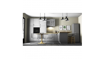 Mon Espace Maison - Plinthe cuisine PVC gris