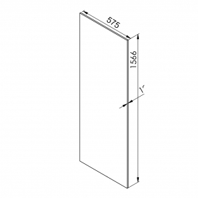 Mon Espace Maison - Joue cuisine PVC blanc