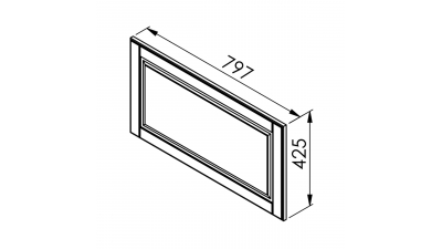 Mon Espace Maison - Facade cuisine PVC blanc