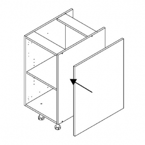 Mon Espace Maison - Joue cuisine PVC blanc