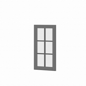 Meuble bas Liath vitree L80