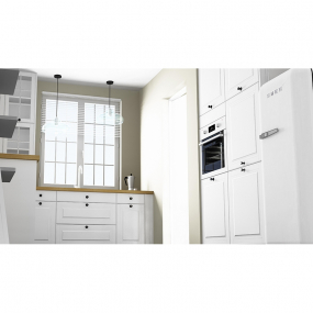 Meuble bas Liath vitree L80