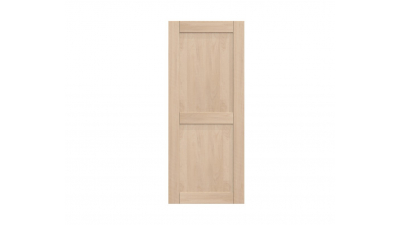 Colonne chêne massif brute 1 porte - 3 tiroirs larg. 60cm x H213.8cm