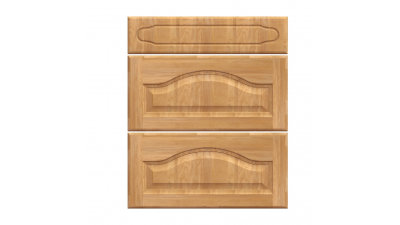 Colonne Champêtre 2 portes - 3 tiroirs L60xH213,8xP56