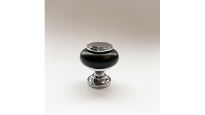 Poignée classique Liath noire / chromée