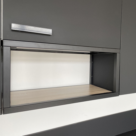 Etagère murale 2 tablettes L60xH28,7xP32 cm