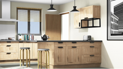 Etagère murale 2 tablettes L60xH28,7xP32 cm