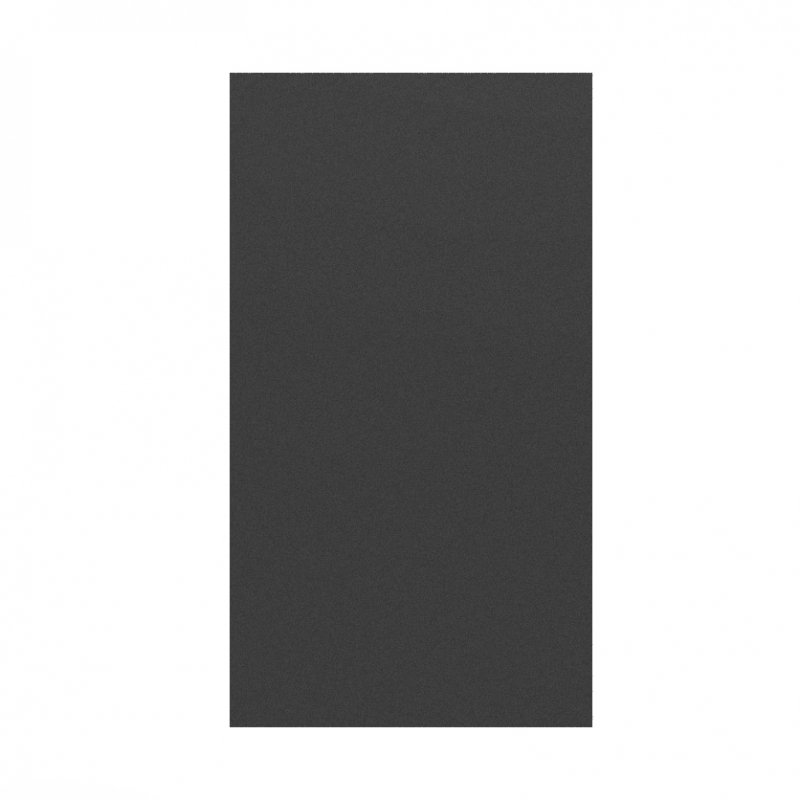 Façade noire mate larg. 40cm x H71cm