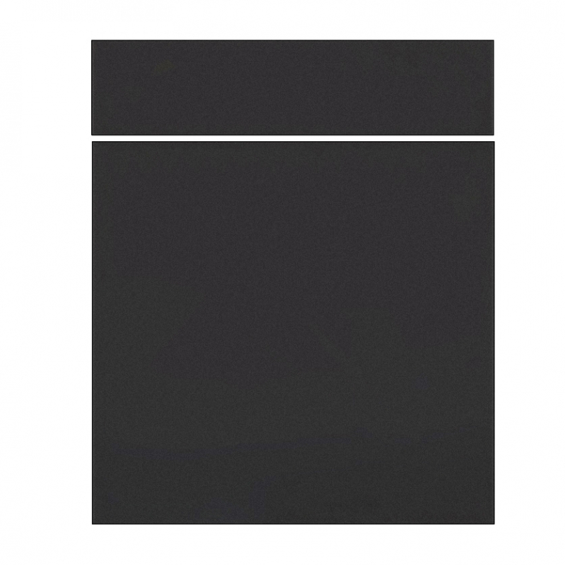 Façade noire mate Porte + Tiroir larg. 60cm x H71cm