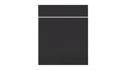 Façade noire mate Porte + Tiroir larg. 60cm x H71cm