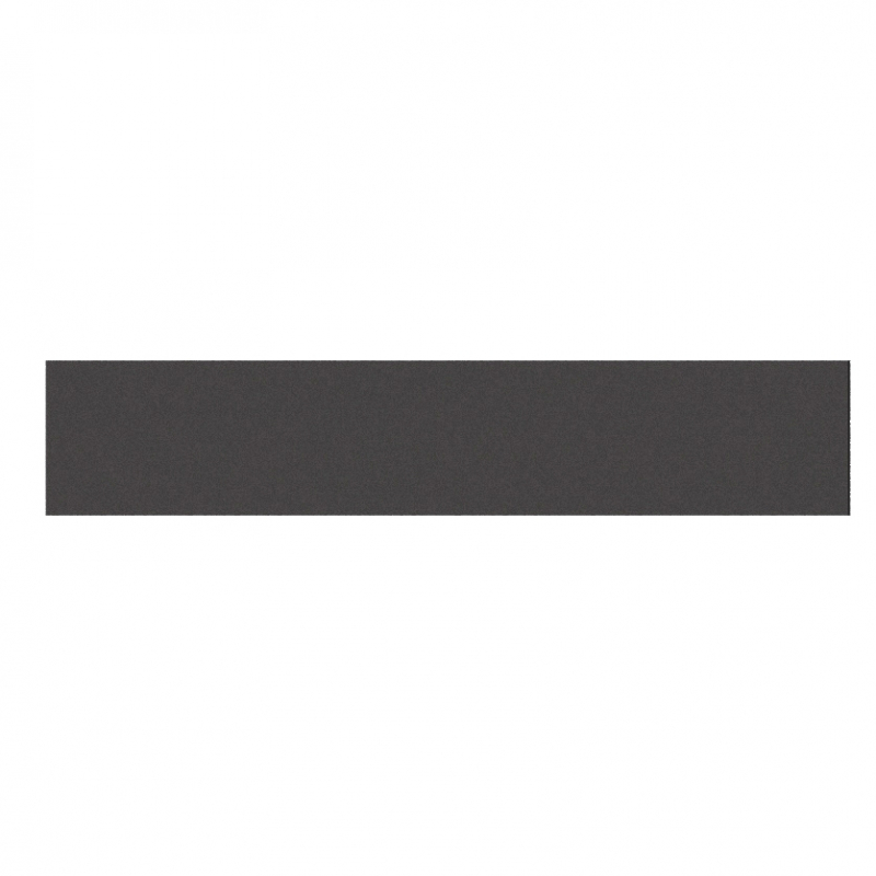 Bandeau four noire mate larg. 60cm x H11cm