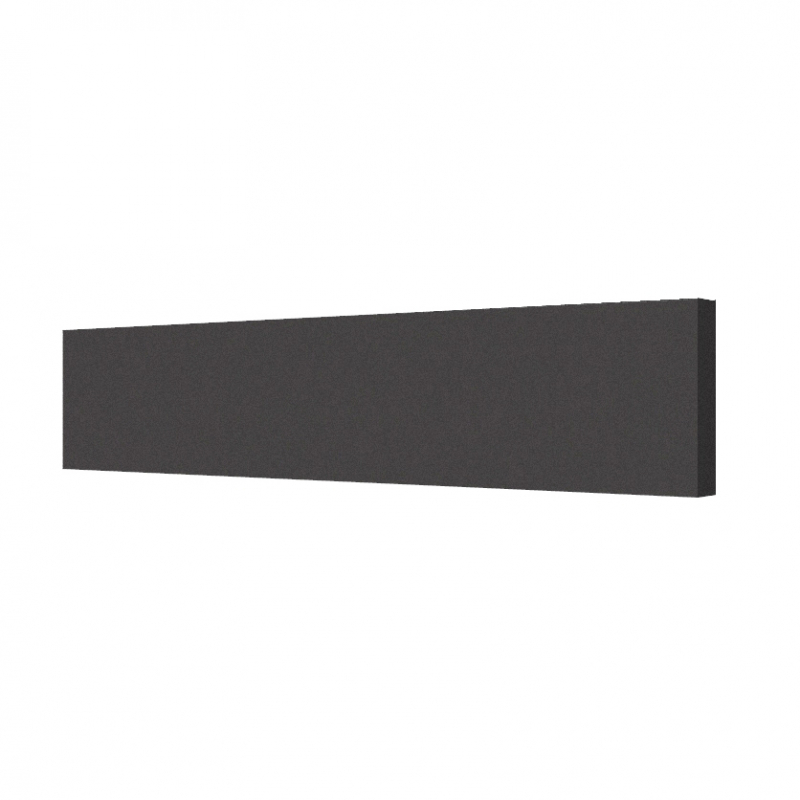 Plinthe noire mate mat larg. 225cm x H14cm