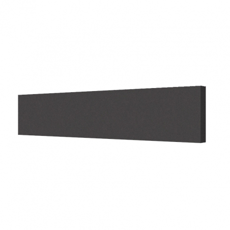 Plinthe noire mate mat larg. 225cm x H14cm