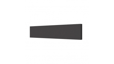 Plinthe noire mate mat larg. 225cm x H14cm