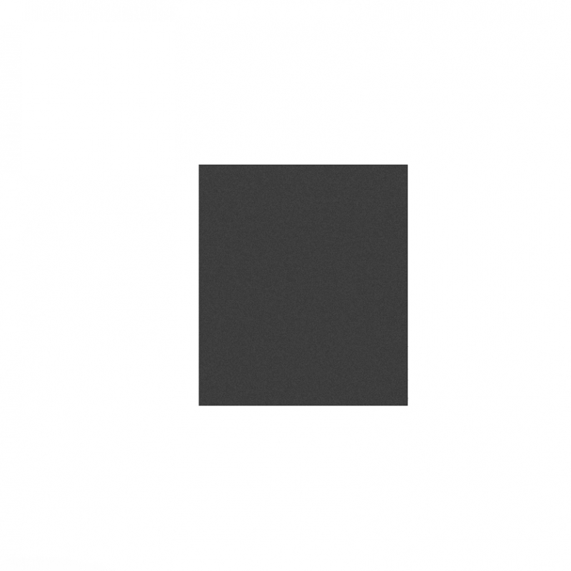 Joue noire mate larg. 32cm x H42.5cm