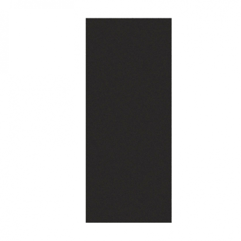 Joue noire mate larg. 58cm x H156.6cm