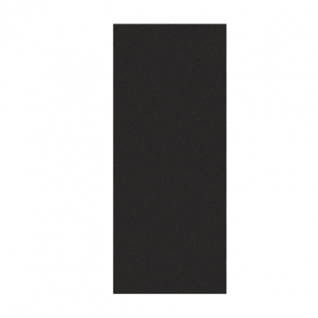 Joue noire mate larg. 58cm x H156.6cm