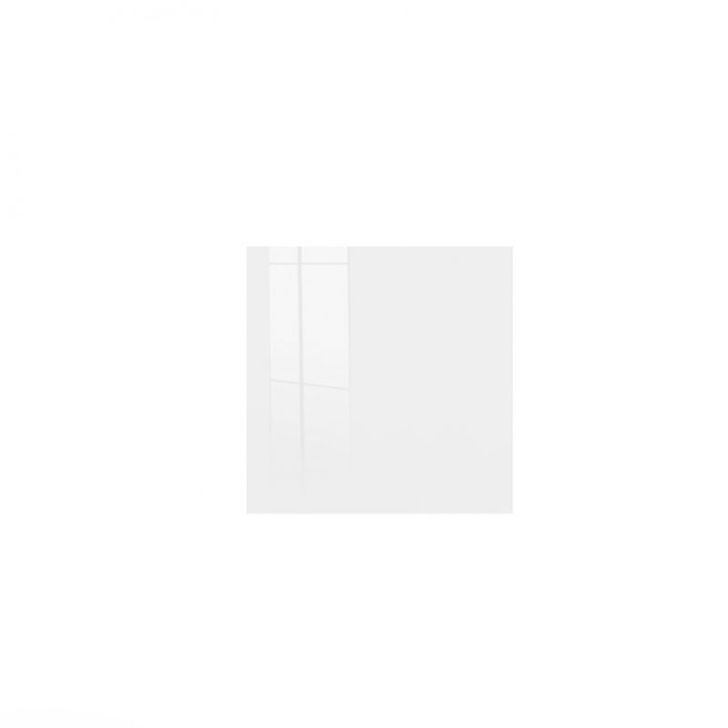 Joue laquée blanche brillante larg. 32cm x H42.5cm