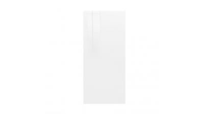 Joue laquée blanche brillante larg. 32cm x H71cm
