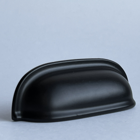 Poignée coupelle Kiara noir mat