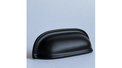 Poignée coupelle Kiara noir mat