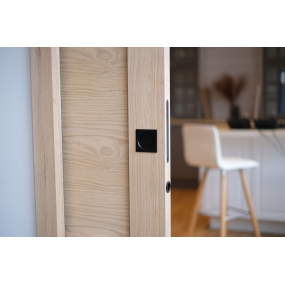 Kit poignée sans serrure noir mat