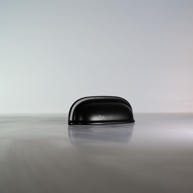 Poignée coupelle Kiara noir mat