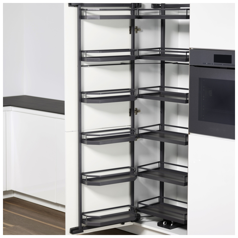 Aménagement de colonne gris