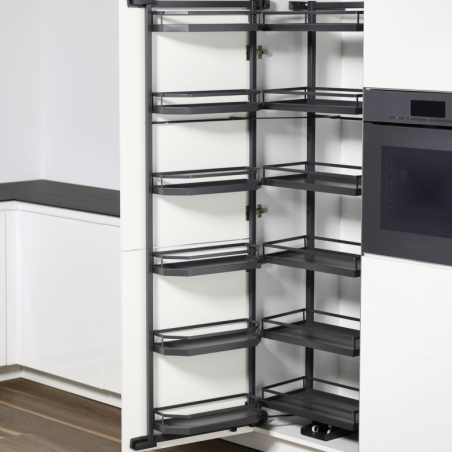 Aménagement de colonne gris