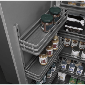 Aménagement de colonne gris