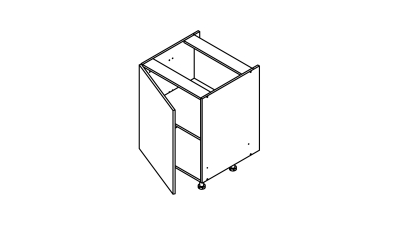 Meuble bas Epure larg. 60cm x H71.5cm