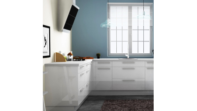 Meuble bas d'angle Epure 1 porte 40cm larg. 100cm x H71.5cm