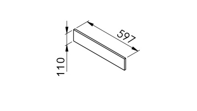 Colonne Epure 1 four - 3 tiroirs larg. 60cm x H142.6cm