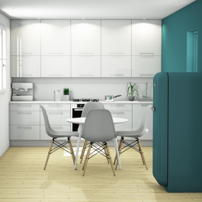 Colonne Epure 2 portes - 1 porte+tiroir larg. 40cm x H213.8cm