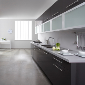 Meuble bas Perla 2 portes larg. 80cm x H71.5cm