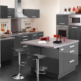 Colonne Perla 1 porte - 1 four - 1MO - 1 porte+tiroir larg. 60cm x H213.8cm