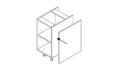 Joue Epure larg. 58cm x H71.3cm