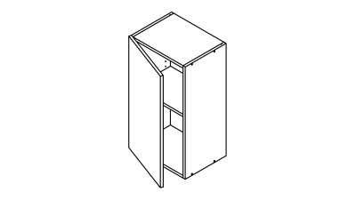 Meuble haut chene clair larg. 40cm x H71.5cm