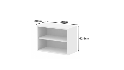 Meuble haut chene clair larg. 60cm x H42.8cm