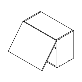 Meuble haut chene clair larg. 60cm x H42.8cm