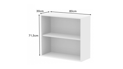 Meuble haut chene clair 2 portes larg. 80cm x H71.5cm