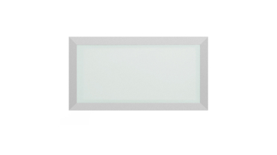 Meuble haut alu vitré larg. 80cm x H42.8cm