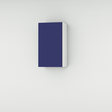 Meuble haut bleu mat larg. 40cm x H71.5cm