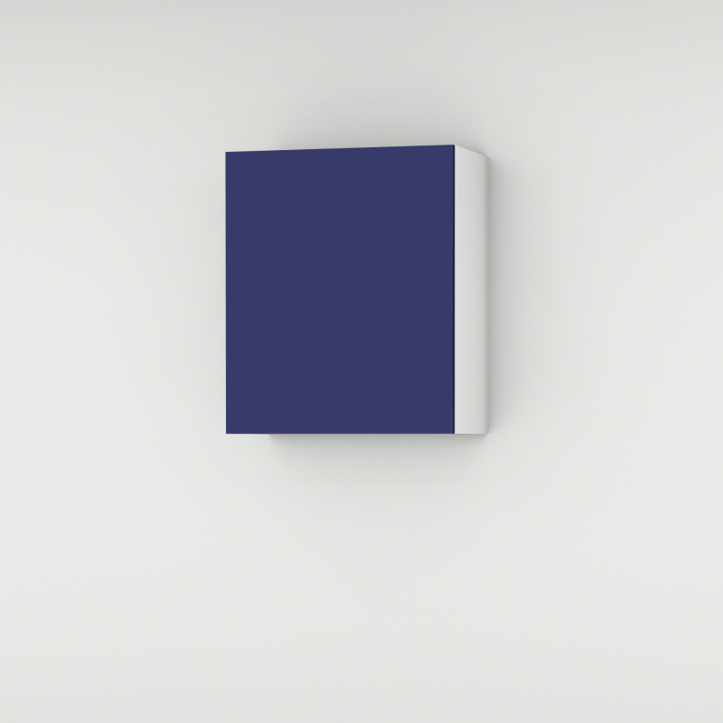 Meuble haut bleu mat larg. 60cm x H71.5cm