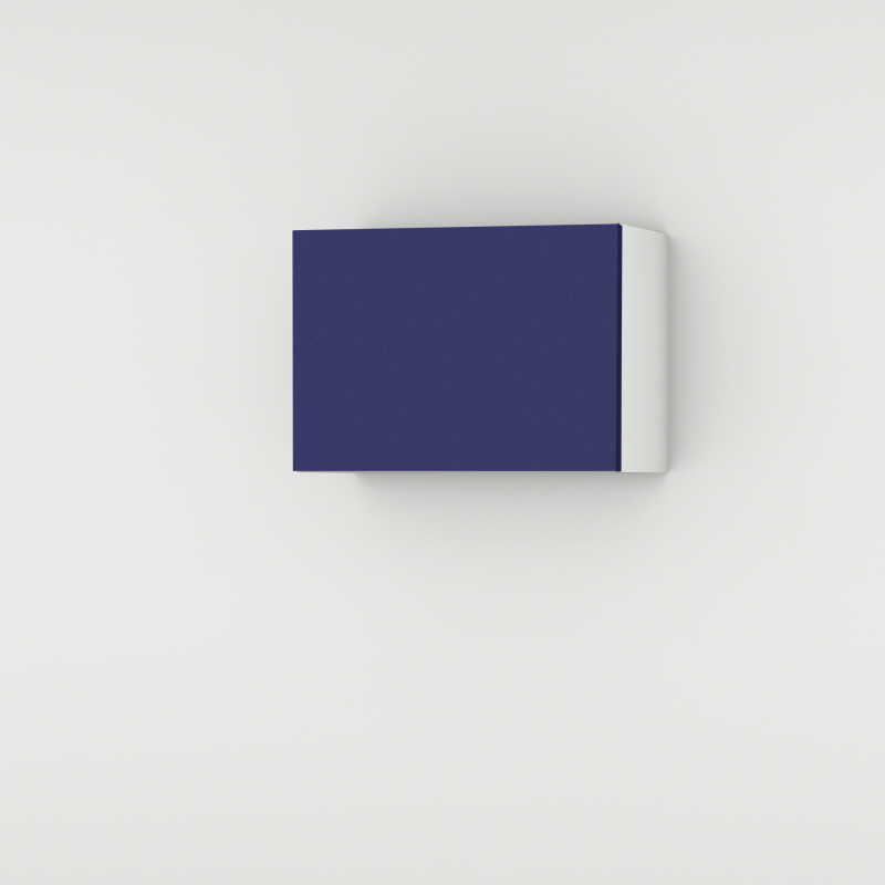 Meuble haut bleu mat larg. 60cm x H42.8cm