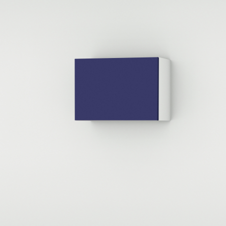 Meuble haut bleu mat larg. 60cm x H42.8cm