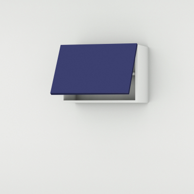 Meuble haut bleu mat larg. 60cm x H42.8cm